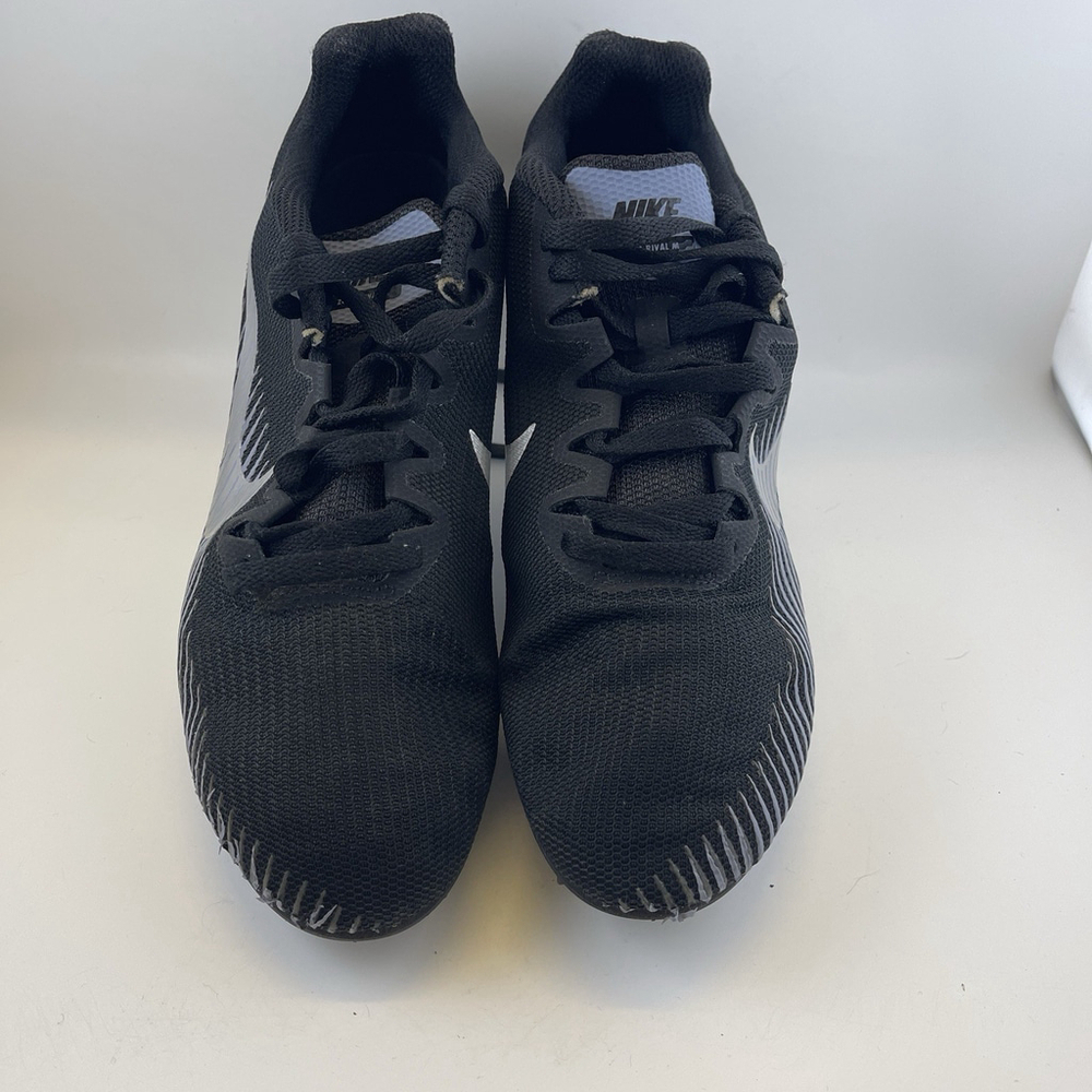 Nike Boys Zoom Rival M 9 AH1020-004 Black Running Cleats Size 6 Sneakers